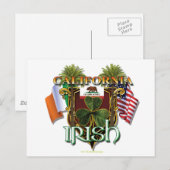 California Irish Pride Briefkaart (Voorkant / Achterkant)
