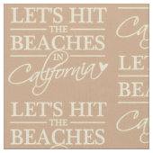 CALIFORNIA IS GEBASEERD OP aangepaste kleurstof Stof (Close Up)
