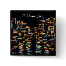 California Jazz Art Button