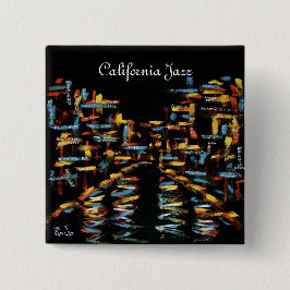 California Jazz Art Button