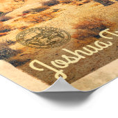  California Joshua Tree Travel Poster (Hoek)