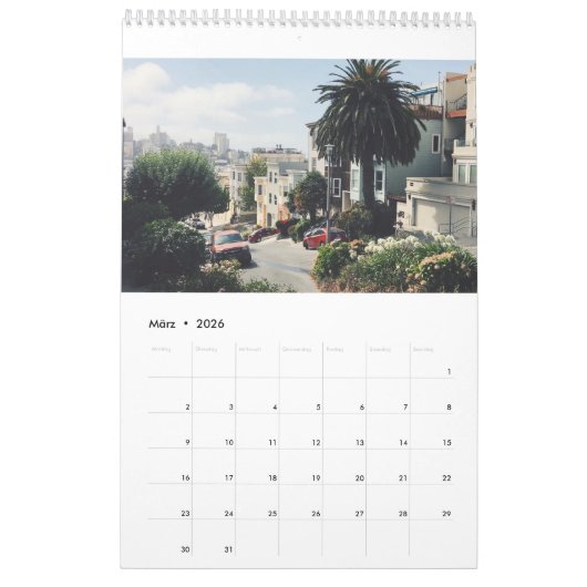 California Kalender 2017 (Mar 2026)