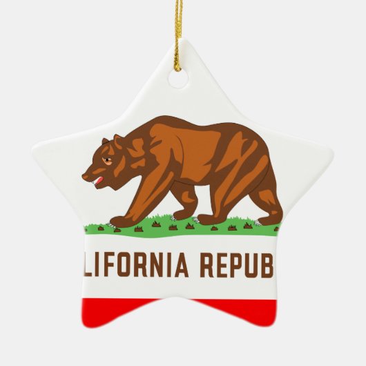CALIFORNIA KERAMISCH ORNAMENT (Voorkant)