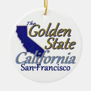CALIFORNIA KERAMISCH ORNAMENT
