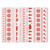 California Kerstfeestay Pattern Xmas Festive Tafelkleed (Voorkant (Horizontaal))
