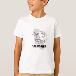 California Kinderen Basic T-shirt