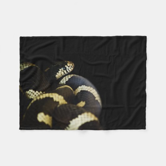 California King Snake Fleece Deken (Voorkant (Horizontaal))