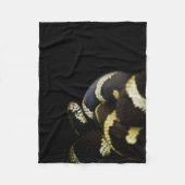California King Snake Fleece Deken (Voorkant)
