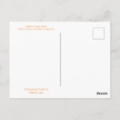 CALIFORNIA KLEURCELEBRATIE: FEBRUARI BRIEFKAART (Achterkant)