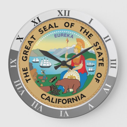California Large Clock Grote Klok (Voorkant)