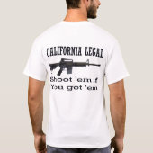 California Legal T-shirt (Achterkant)