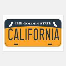 California Licence Bord, de Gouden Staat