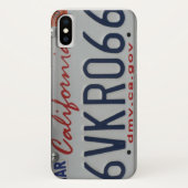 California licence bord phone case (Achterkant)