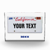 California License Bord Fotoblokken (Voorkant)