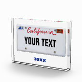California License Bord Fotoblokken (Rechts)