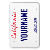 California License Bord (gepersonaliseerd) Magneet (Verticaal)