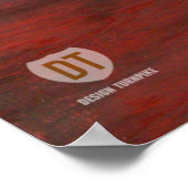 California License Bord Map Afdrukken Poster (Hoek)