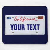 () California License Bord Muismat (Voorkant)