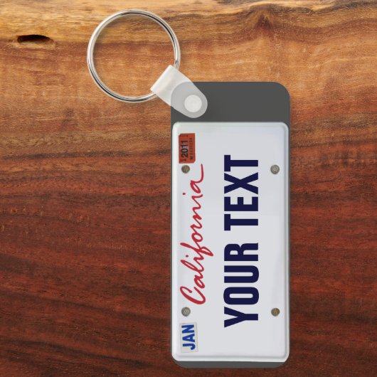 () California License Bord Sleutelhanger (Voorkant)