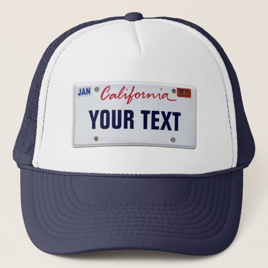 () California License Bord Trucker Pet (Voorkant)