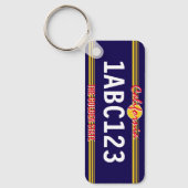 California licentie bord retro stijl custom metal sleutelhanger (Voorkant)