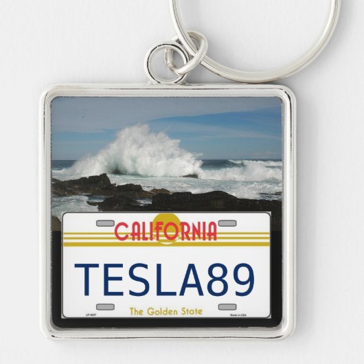 California-licentie Sleutelhanger (Voorkant)