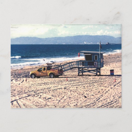 California Lifeguard Station Briefkaart (Voorkant)
