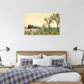 California Limited Traveling Through Canvas Afdruk (Insitu (Slaapkamer))