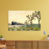 California Limited Traveling Through Canvas Afdruk (Insitu (Woonkamer))