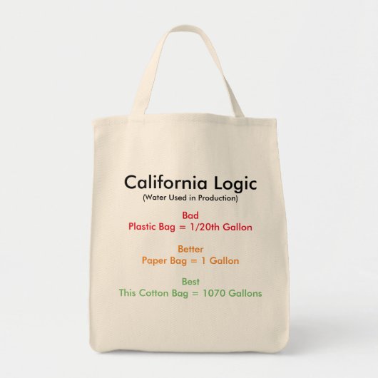 California Logic Tote Bag (Voorkant)