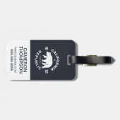 California Logo | De Golden-staat Bagagelabel (Achterkant horizontaal)