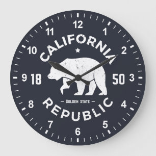 California Logo   De Golden-staat Grote Klok