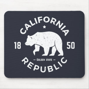 California Logo   De Golden-staat Muismat