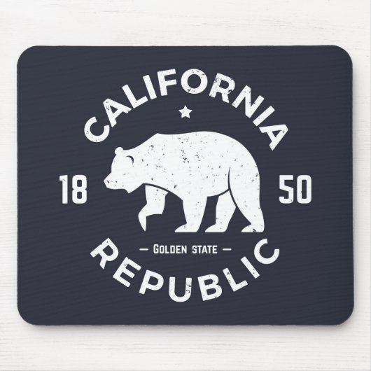 California Logo | De Golden-staat Muismat (Voorkant)