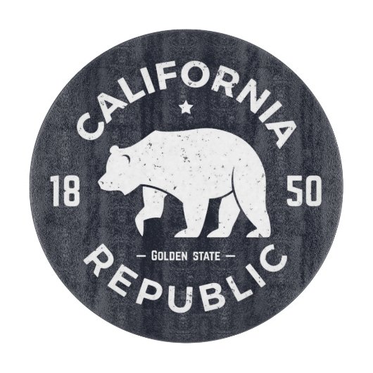 California Logo | De Golden-staat Snijplank (Voorkant)