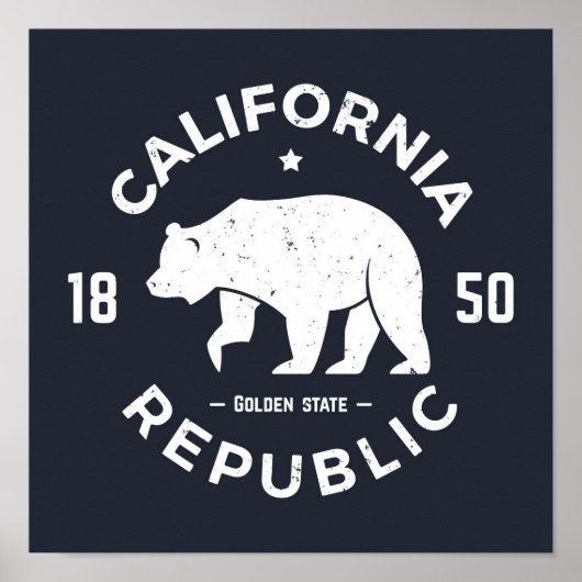 California Logo | Golden State Poster (Voorkant)