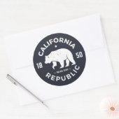 California Logo | Golden State Ronde Sticker (Envelop)