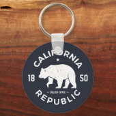 California Logo | Golden State Sleutelhanger (Voorkant)