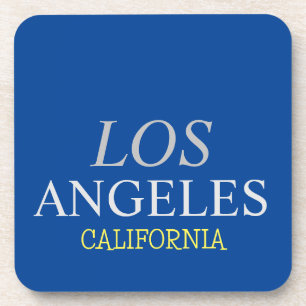 California Los Angeles City USA Retro  Blue Bier Onderzetter