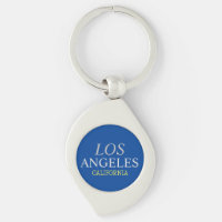 California Los Angeles City USA Retro Blue