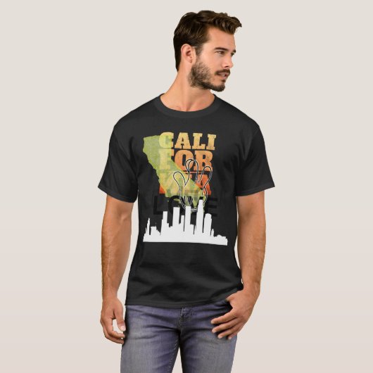 California Love 3 T-shirt (Voorkant volledig)