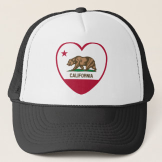 California Love - California Flag Heart Trucker Pet