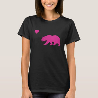 California Love Hot Pink Beer & Heart T-shirt