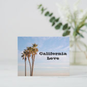 California Love | Palmbomen Briefkaart (Staand voorkant)