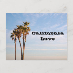 California Love   Palmbomen Briefkaart