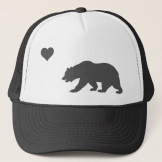 California Love Silver en Black Trucker Hat Pet