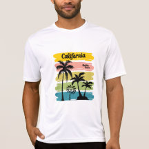 California Malibu Beach Surf T-shirt