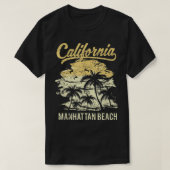 California Manhattan Beach T-shirt (Design voorkant)