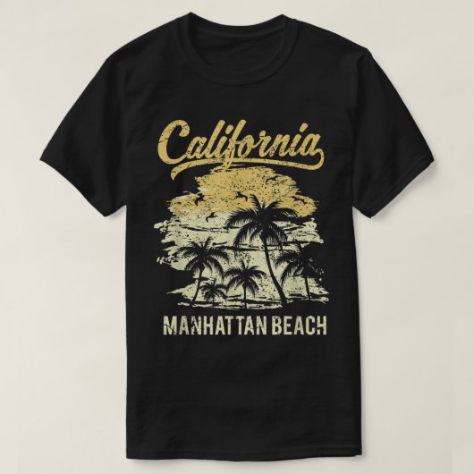 California Manhattan Beach T-shirt (Design voorkant)