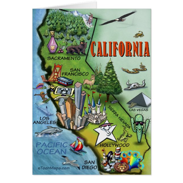 California Map (Voorkant)